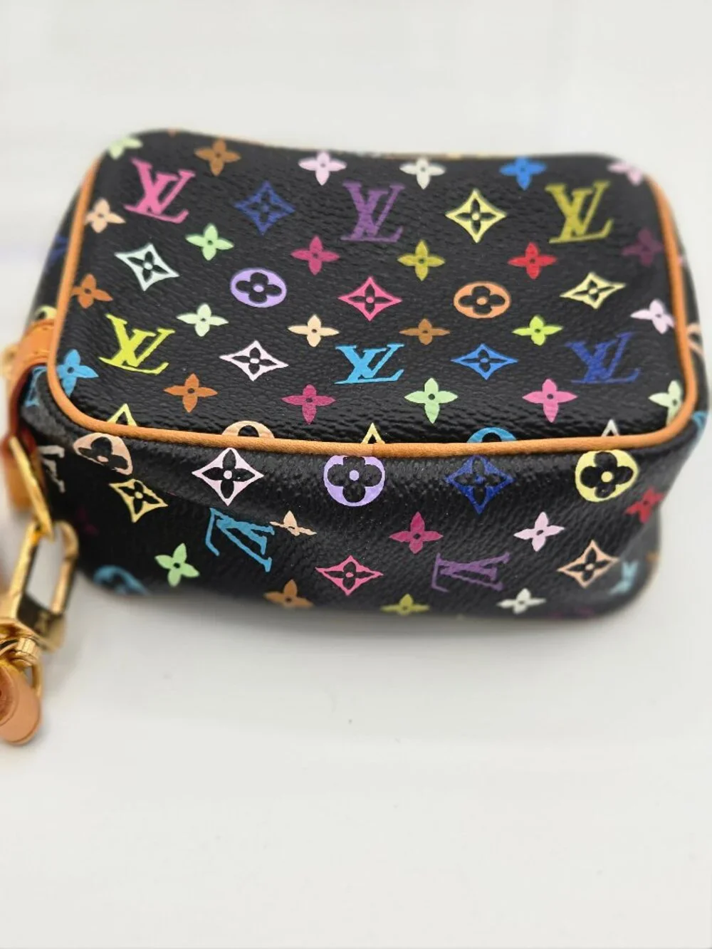 Louis Vuitton Monogram Multicolor Trousse Wapity – Black | Takashi Murakami